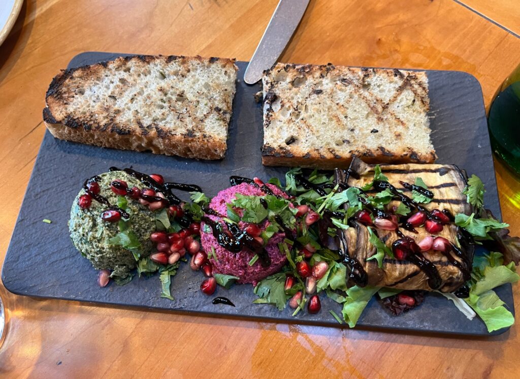 Pkhali Trio, Bevri Georgian Restaurant, Palo Alto