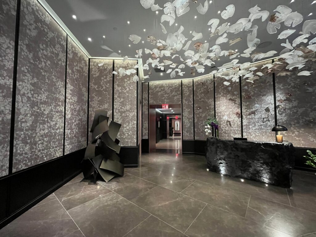 Raffles Boston ground floor lobby