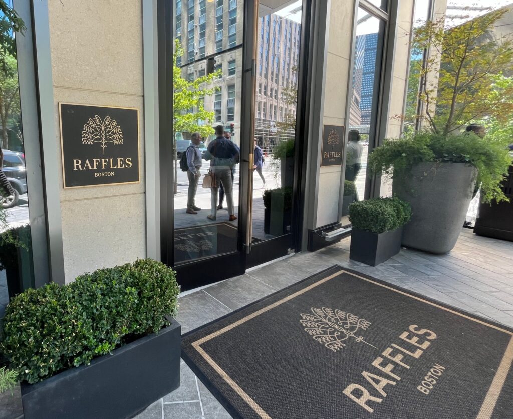 Raffles Boston Hotel Entrance
